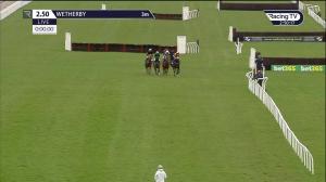 Video preview image for Wetherby 14:50 - Bet At racingtv.com Novices' Hurdle (4)