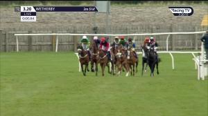 Video preview image for Wetherby 15:20 - Watch Irish Racing On Racing TV Handicap Hurdle (4)