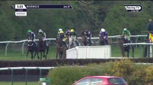 Video preview image for Warwick 17:03 - racingtv.com Handicap Hurdle (4)