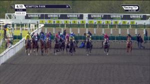 Video preview image for Kempton Park 18:15 - Unibet Casino Deposit £10 Get £40 Bonus Novice Stakes (5)
