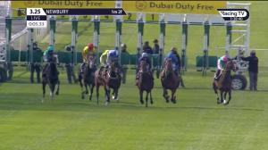 Video preview image for Newbury 15:25 - Dubai Duty Free Golf World Cup British EBF Conditions Stakes (3)