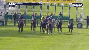 Video preview image for Newbury 16:35 - Highclere Thoroughbred Racing Maiden Fillies' Stakes (4) (Div 2)