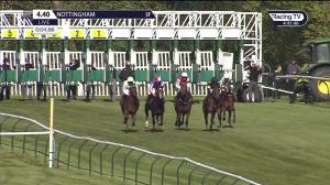 Video preview image for Nottingham 16:40 - Watch On Racing TV Novice Stakes (5)