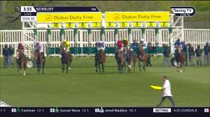 Video preview image for Newbury 15:55 - Dubai Duty Free Tennis Championships Maiden Stakes (4) (Div 2)
