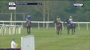 Video preview image for Kempton Park 18:50 - Gamble Responsibly With Vbet 'National Hunt' Novices' Hurdle (4)