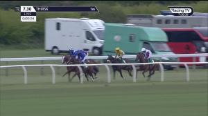 Video preview image for Kelso 13:40 - Chestnut Room @thirskraces Ideal Wedding Venue Novice Stakes (5)