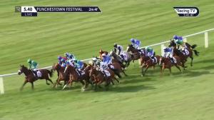 Video preview image for Punchestown 17:40 - Colm Quinn Bmw Group Mares Handicap Hurdle 