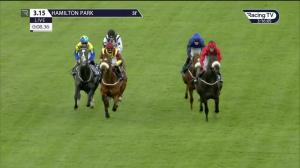Video preview image for Hamilton Park 15:15 - Mansionbet Best Odds Guaranteed EBF Tangerine Trees Conditions Stakes (2)