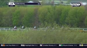 Video preview image for Down Royal 14:50 - Extra Places On The Boylesports App Hurdle