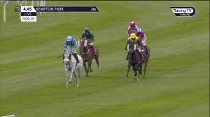 Video preview image for Kempton Park 16:45 - Vbet Best Odds Guaranteed Mares' Handicap Hurdle (4)