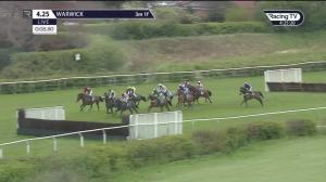 Video preview image for Warwick 16:25 - Every Race Live On Racing TV Handicap Hurdle (5) (Div 2)