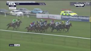 Video preview image for Ayr 14:55 - Visit racingtv.com Handicap Hurdle (4)
