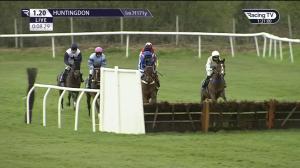 Video preview image for Huntingdon 13:20 - Racing TV Novices' Handicap Hurdle (4)