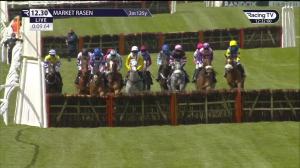 Video preview image for Market Rasen 12:30 - Unibet Extra Place Races Every Day Maiden Hurdle (4)