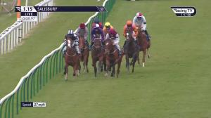 Video preview image for Salisbury 13:15 - Ajn Steelstock 'Service and Reliability' Novice Stakes (4)