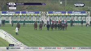 Video preview image for Newbury 16:55 - Casumo Proud Sponsors Of Reading Fc Apprentice Handicap (5)