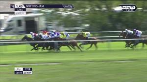 Video preview image for Nottingham 13:45 - Bet At racingtv.com Median Auction Maiden Stakes (5)