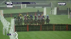 Video preview image for Market Rasen 13:45 - Market Rasen Annual Badge Holders Handicap Hurdle (5)