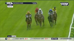 Video preview image for Haydock Park 14:40 - Culcheth Fillies' Novice Stakes (4)