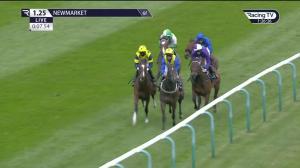 Video preview image for Newmarket 13:25 - Wingate Signs British EBF Novice Stakes (4)