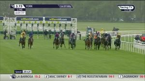 Video preview image for York 15:15 - William Hill Extra Place Races Handicap (4)
