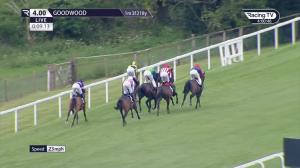 Video preview image for Goodwood 16:00 - Follow @mansionbet EBF Fillies' Handicap (3)