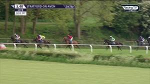 Video preview image for Stratford-on-Avon 17:40 - Welcome Back To Stratford Annual Members Novices' Hurdle (4)