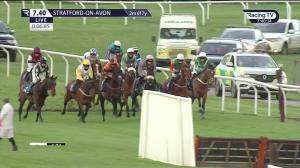Video preview image for Stratford-on-Avon 19:40 - Support Retraining Of Racehorses (Ror) Novices' Handicap Hurdle (5)