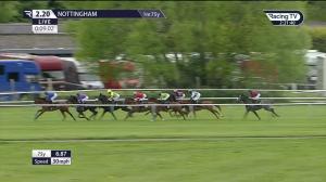 Video preview image for Nottingham 14:20 - Bet At racingtv.com Novice Stakes (5) (Div 2)