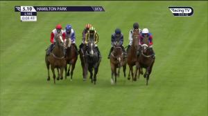 Video preview image for Hamilton Park 17:10 - Follow Us On Twitter @hamiltonparkrc Apprentice Handicap (6)