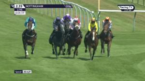 Video preview image for Nottingham 14:35 - Mansionbets Betstival Beaten By A Head Handicap (3)