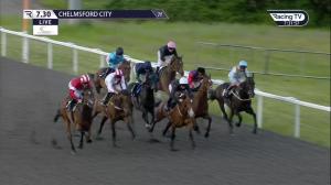 Video preview image for Chelmsford City 19:30 - tote.co.uk Now Never Beaten By SP Fillies' Handicap (5)