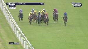 Video preview image for Goodwood 20:00 - Download The Goodwood App Fillies' Novice Stakes (4)