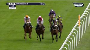 Video preview image for Musselburgh 13:40 - ebfstallions.com Edinburgh Castle Conditions Stakes (2)