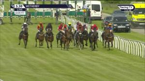Video preview image for Wetherby 17:30 - Follow @racingtv On Twitter Novice Median Auction Stakes (6)