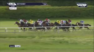 Video preview image for Wetherby 18:30 - Watch Race Replays At racingtv.com Handicap (5)
