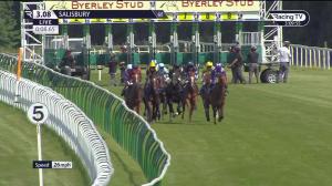 Video preview image for Salisbury 15:08 - Byerley Stud Peter & Virginia Walwyn Memorial Novice Stakes (4)