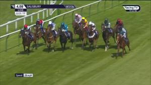 Video preview image for Salisbury 16:08 - David & Sandra Wedding Anniversary Fillies' Handicap (5)