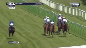 Video preview image for Salisbury 16:38 - Wateraid Mildren Construction Fillies' Novice Stakes (5)
