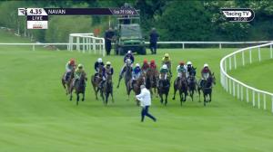 Video preview image for Navan 16:35 - Navan Welcomes Back Racehorse Owners Maiden Hurdle