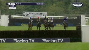 Video preview image for Perth 15:45 - 100% Racing TV Profits Back To Racing Novices' Handicap Chase (4)