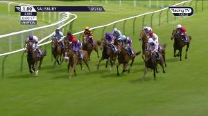 Video preview image for Salisbury 13:00 - Due Diligence Standing At Whitsbury Manor British EBF Blagrave Maiden Stakes (4)