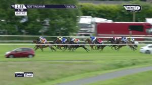 Video preview image for Nottingham 14:45 - Bet At racingtv.com Novice Stakes (4)