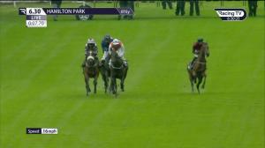 Video preview image for Hamilton Park 18:30 - Book Our Onsite Hotel EBF Restricted Maiden Stakes (Qualifier) (4)