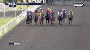 Video preview image for Kempton Park 18:05 - Unibet New Instant Roulette Handicap (Qualifier) (5)