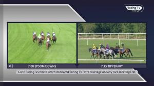 Video preview image for Epsom Downs 19:08 - British Stallion Studs EBF Restricted Maiden Stakes (4)