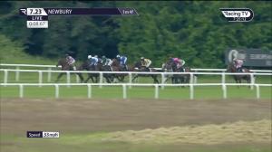 Video preview image for Newbury 19:23 - Newbury Racecourse Vaccination Volunteers Handicap (4)