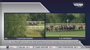 Video preview image for Epsom Downs 19:38 - Ladies' Derby Handicap (Female Amateur Jockeys) (4)