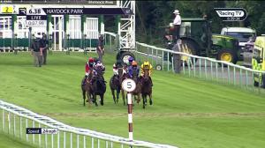 Video preview image for Haydock Park 18:38 - Follow @racingtv On Twitter Handicap (4)