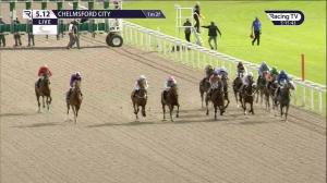 Video preview image for Chelmsford City 17:12 - CCR Ladies Day 26th August Novice Stakes (5)